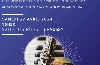 Samedi 27 avril : concert classique à Chaussy