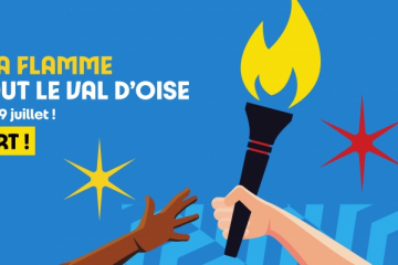 Flamme olympique à Théméricourt