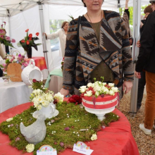 Concours d'Art floral : prix de l'animatrice