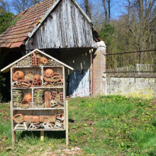 Hôtel des insectes du rond-point de Grisy-les-Plâtres