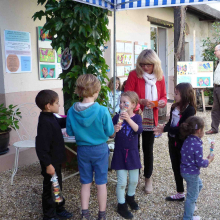3ème salon de peinture des élèves de Catherine Kret et résultats du concours de dessins d'enfants
