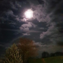 Christine  Dano 2019 : pleine lune en Vexin