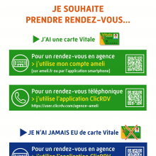 Nouveau service de prise de rendez-vous avec l’assurance maladie du Val-d’Oise. 