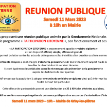 Appel pour une " Participation citoyenne " à Grisy.