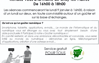 Goûters numériques à Grisy-les-Plâtres.