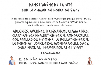 Samedi 29 juin : jeux antiques de Sagy