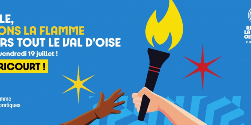 Flamme olympique à Théméricourt