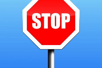 Panneau routier " STOP "