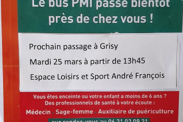 Le bus PMI à Grisy