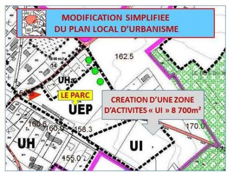 PLU communal Grisy, modifié en 2018.