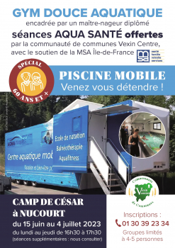 Camion piscine Vexin centre à Nucourt