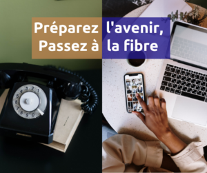 Arrêt réseau cuivre au profit du réseau fibre optique.