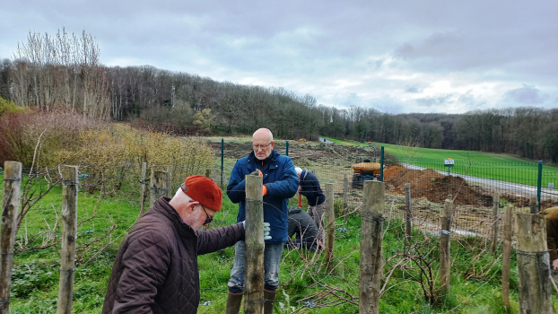 La vigne de Grisy au printemps 2024