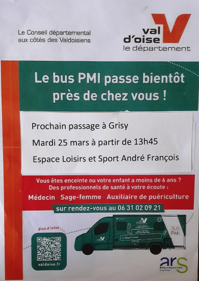 Le bus PMI à Grisy