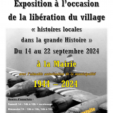 Exposition sur la libération d'Epiais-Rhus, il y a 80 ans.