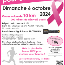 Dimanche 06 octobre : Grisy court pour octobre rose.