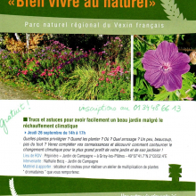 Jeudi 26 seprembre : atelier trucs et astuces pour avoir facilement un beau jardin malgré le réchauffement climatique.