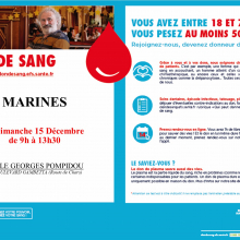 Mardi 25 février : don du sang à Marines