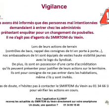 Alerte du SMIRTOM : visiteurs indérisables