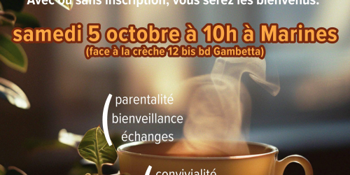 Café- thé avec des parents de jeunes enfants